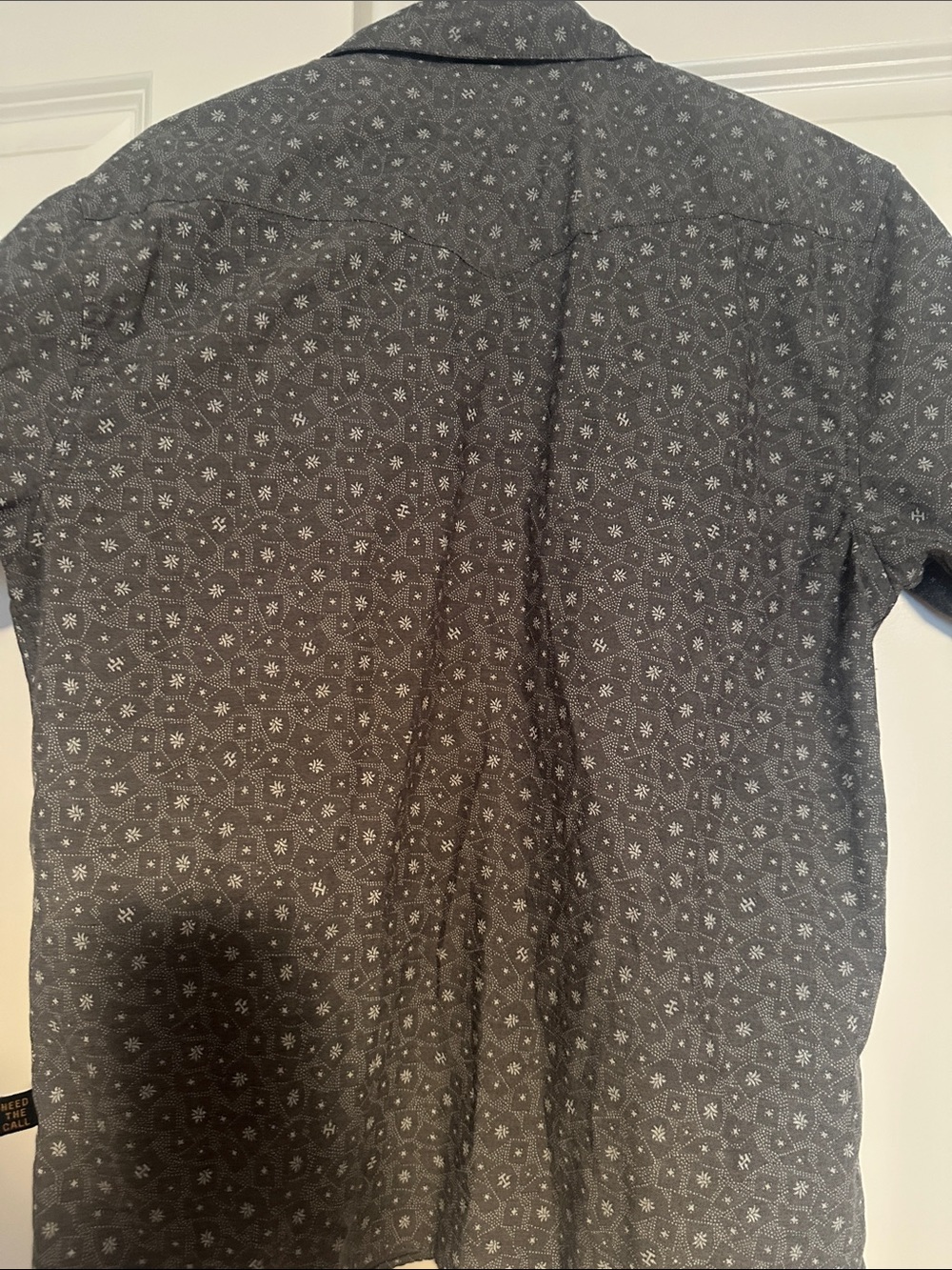 Howler Brothers Gray Short-Sleeve Patterned Button-Down Shirt - Picture 6 of 6